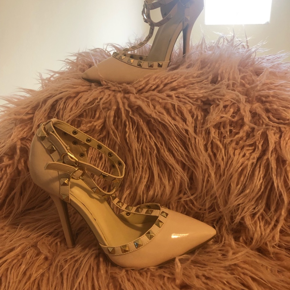Studded heels